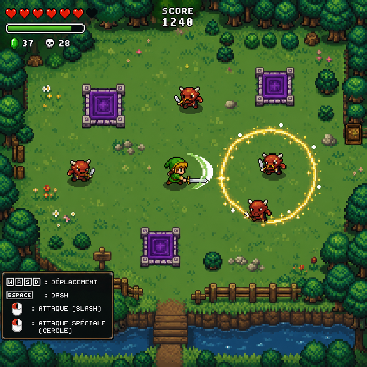 Illustration du jeu Zelda